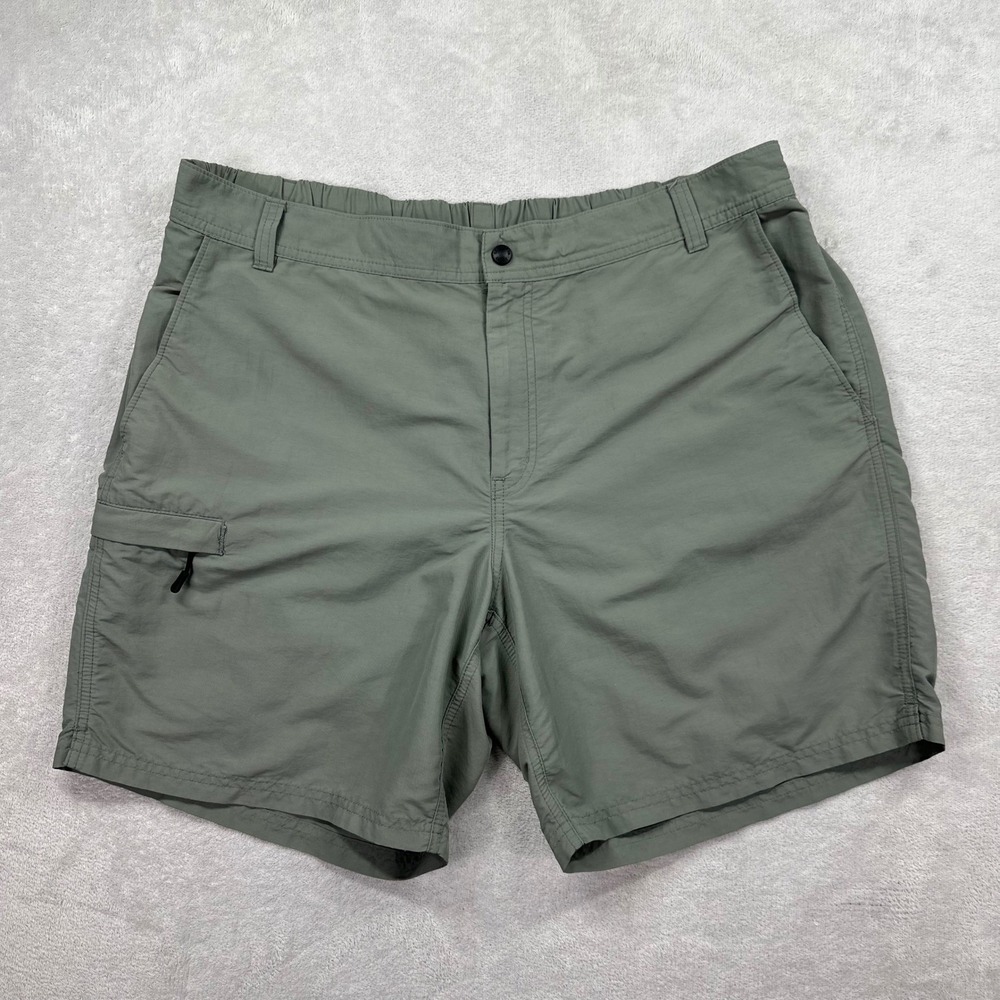 Filson Elwah River Shorts Mens XL Olive Green Quick Dry Hiking Utility Outdoors